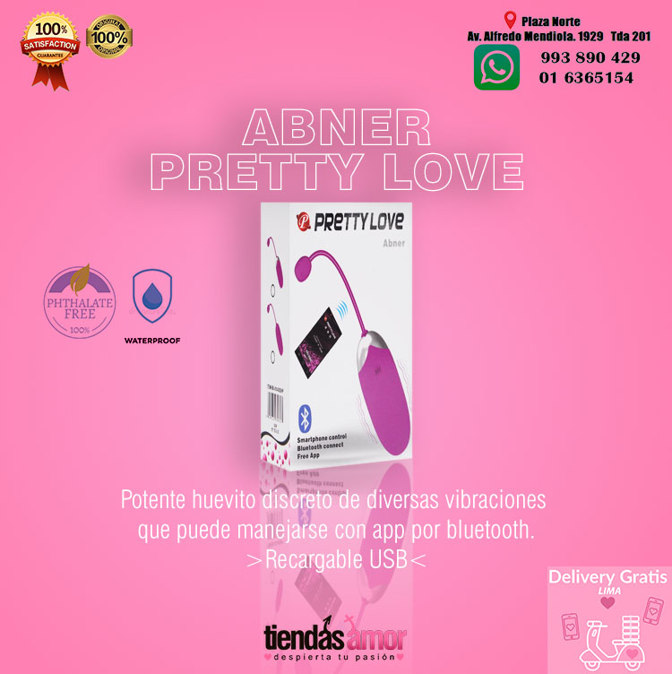 POTENTE HUEVO VIBRADOR A DISTANCIA BLUETOOTH ABNER